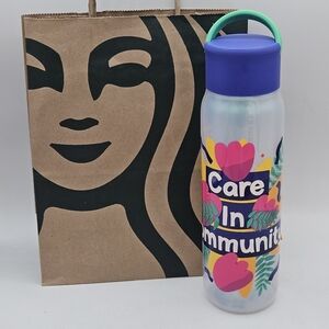 Starbucks 2024 Ananya Rao-Middleton Collectable 24 Oz. Plastic Water Bottle